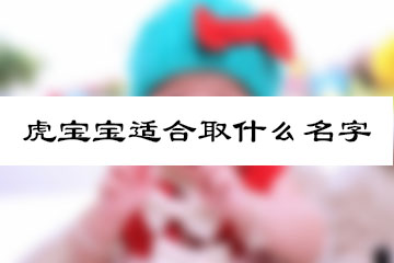 虎寶寶適合取什么名字