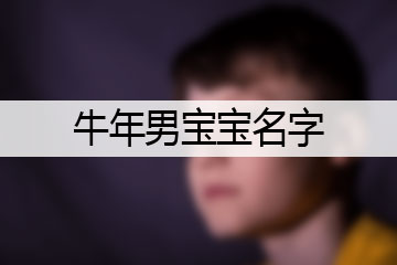 牛年男寶寶名字