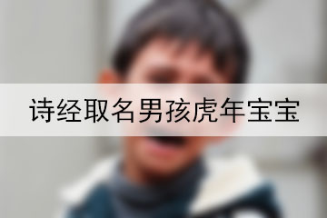 詩經(jīng)取名男孩虎年寶寶