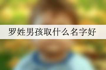 羅姓男孩取什么名字好