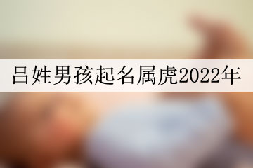 呂姓男孩起名屬虎2022年